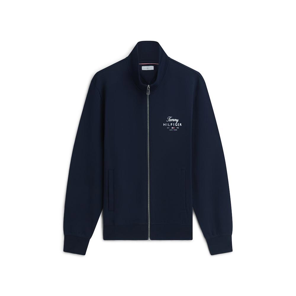 Tommy Hilfiger Script Stack Full Zip Stand Collar Jacket